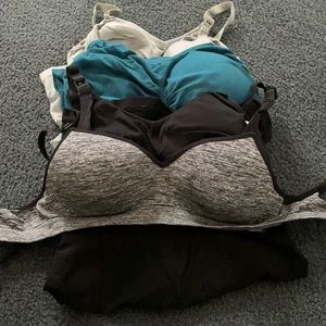 Nursing tanks and bra
